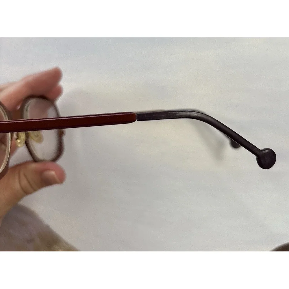 Vintage LA Eyeworks Drive In 869 Eyeglasses Frames Titanium in Copper